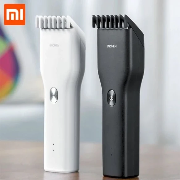 Xiaomi Mi Hair Clipper-Fast Charging Rechargeable Hair Trimmer With Two Speed Ceramic Cutter (Enchen Boost)